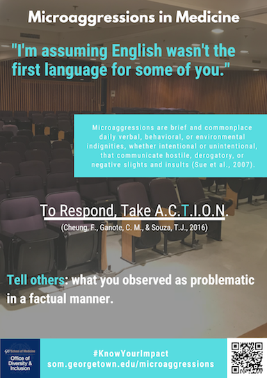 Microaggressions in Medicine poster