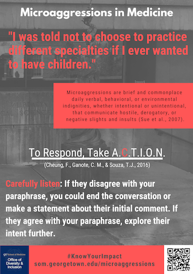 Microaggressions in Medicine poster