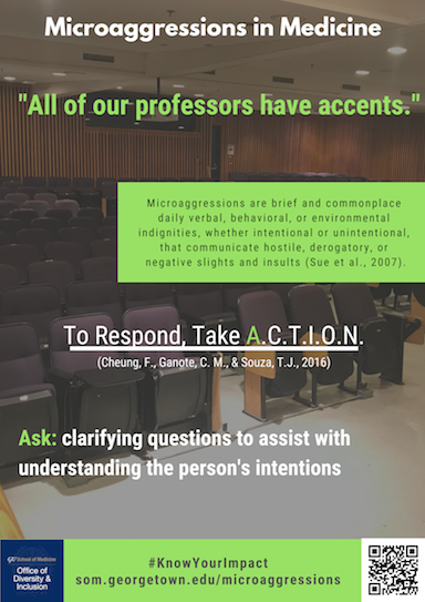 Microaggressions in Medicine poster