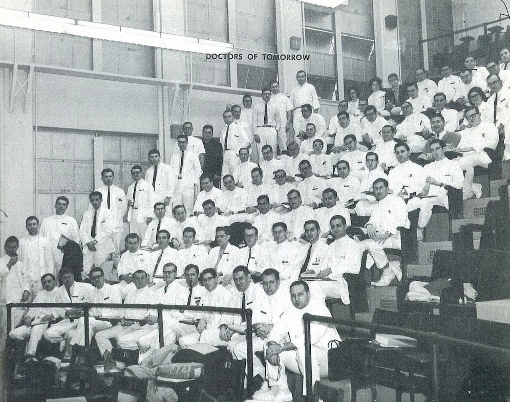 archival photo of SOM Class of 1966