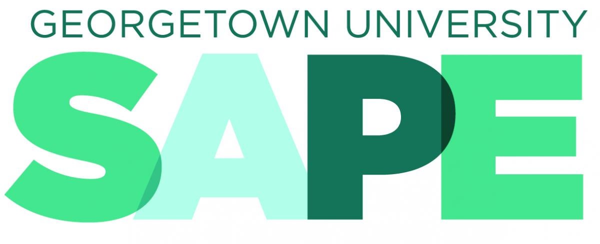Georgetown University SAPE Logo