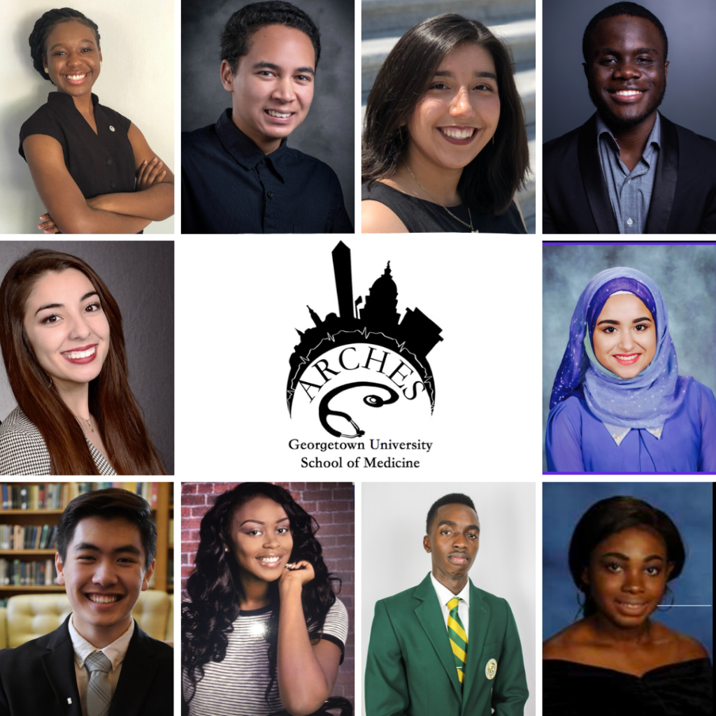 A collage of ARCHES student headshots