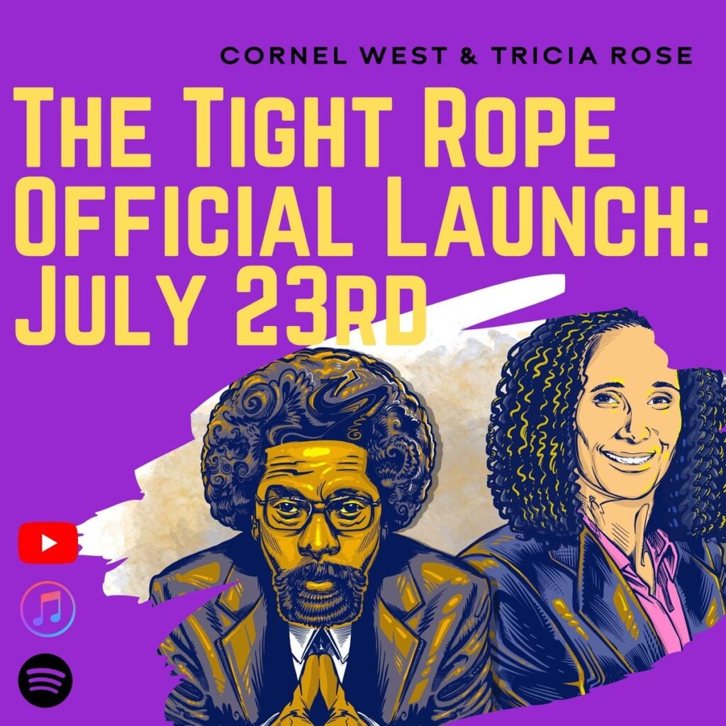 The Tight Rope Official Launch July 23rd podcast graphic