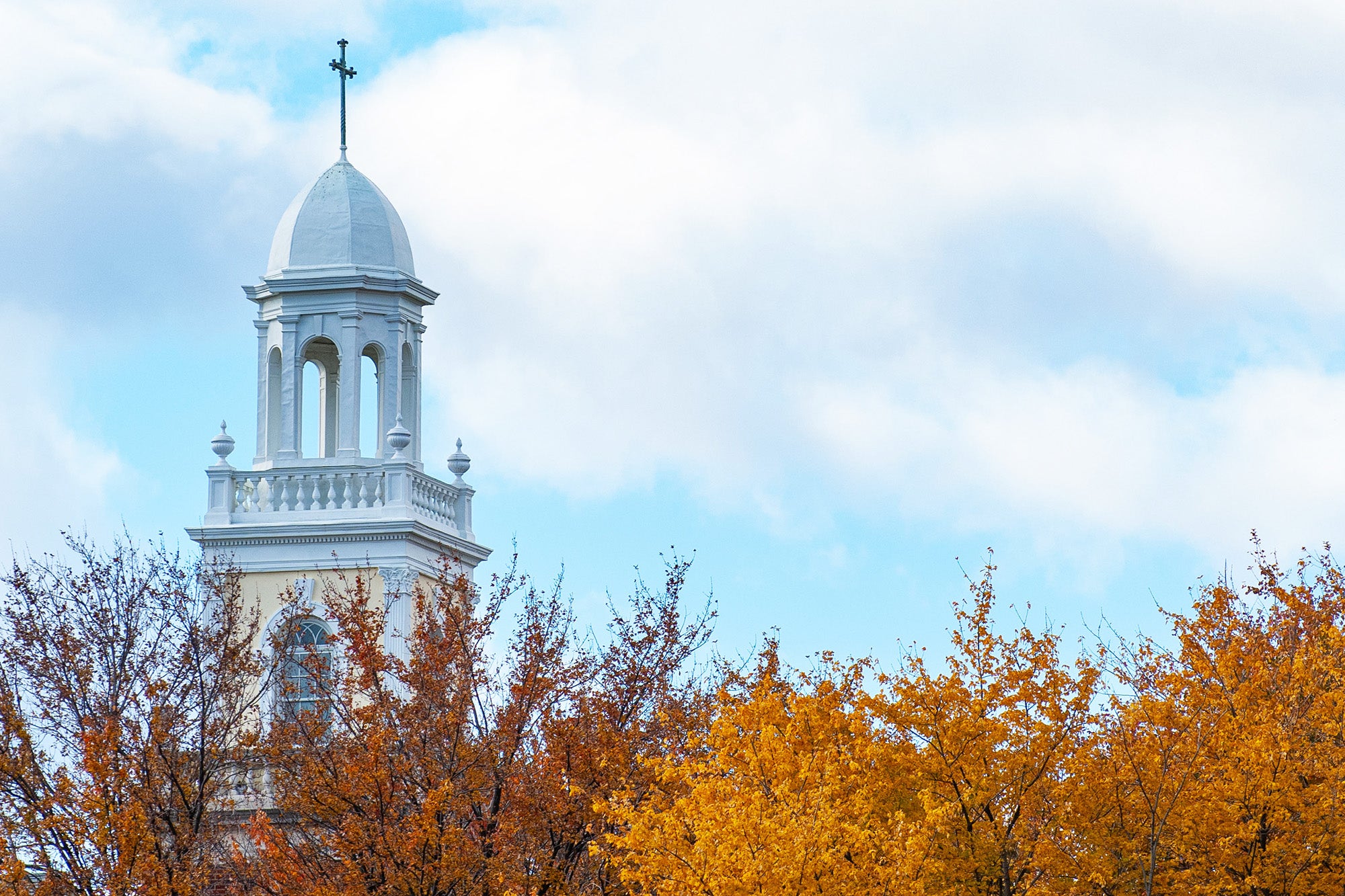 The Med-Dent cupola in fall