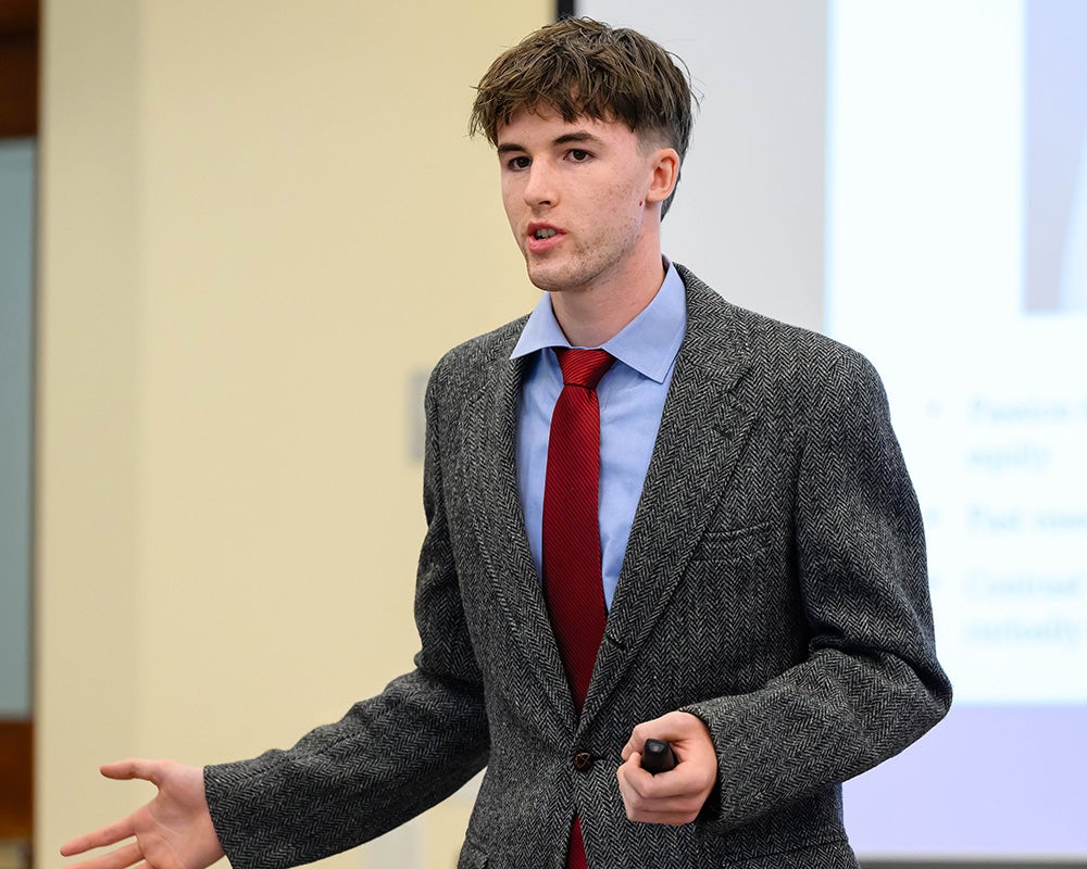 Leo Stitziel speaks