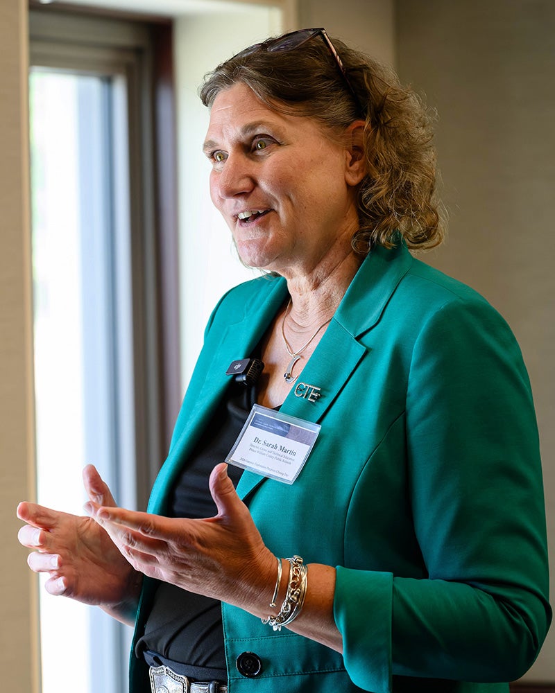 Sarah Martin speaking